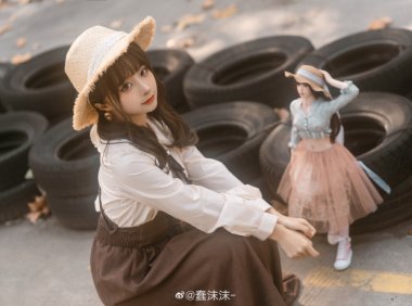 蠢沫沫线上COS图集在哪看呢？小伙伴们要做好笔记了